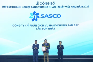 SASCO khát vọng tiên phong và dấu ấn Top 5 Doanh nghiệp tăng trưởng nhanh nhất Việt Nam 2026