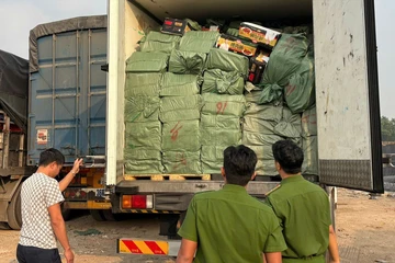 Công an TP.HCM buộc tiêu hủy hơn 28,8 tấn vú heo, lạp xưởng nướng đá không nguồn gốc