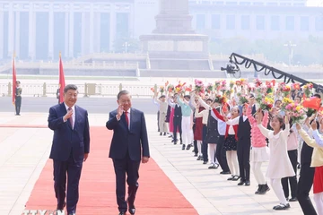 Trung Quốc bắn 21 loạt đại bác chào mừng Tổng Bí thư, Chủ tịch nước Tô Lâm