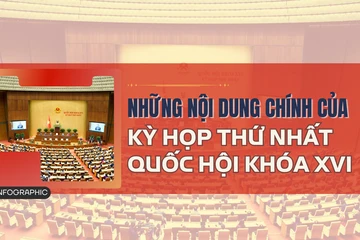 Infographic: Kỳ họp thứ Nhất, Quốc hội khóa XVI thông qua 9 luật và 31 nghị quyết quan trọng
