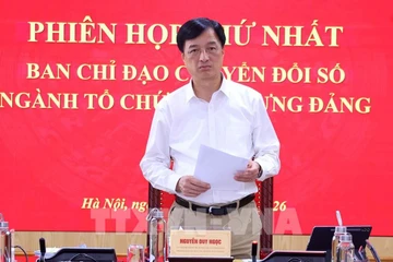 Ông Nguyễn Duy Ngọc làm Trưởng Ban chỉ đạo chuyển đổi số ngành Tổ chức xây dựng Đảng