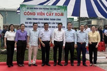 TP.HCM: Khu đất trống tại phường Tân Thới Hiệp trở thành công viên