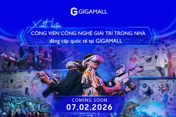 Gigamall biến trung tâm thương mại thành 'vũ trụ' công nghệ Gigaversal