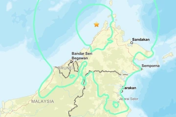 Động đất mạnh 7,1 độ richter ngoài khơi Malaysia