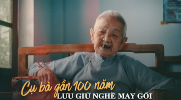 Cụ bà gần 100 năm lưu giữ nghề may gối cung đình Huế