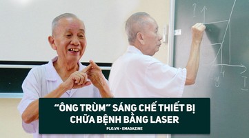 'Ông trùm' sáng chế thiết bị chữa bệnh bằng laser