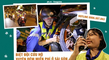 Biệt đội cứu hộ xuyên đêm miễn phí ở Sài Gòn