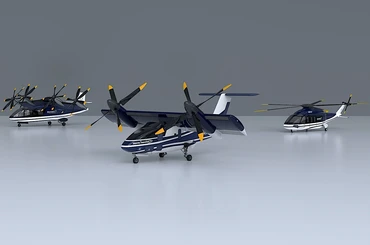 Chiêm ngưỡng chiếc máy bay hybrid-điện có cấu hình cánh nghiêng tự động