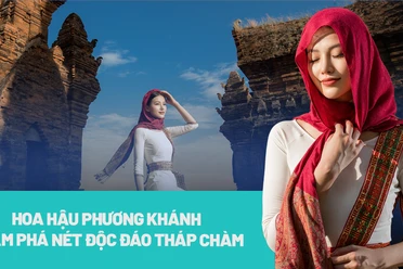 Cùng Hoa hậu Trái đất 2018 Phương Khánh khám phá tháp Po Klong Garai, Ninh Thuận