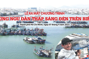 Video: Lễ ra mắt Chương trình 'Cùng ngư dân thắp sáng đèn trên biển'