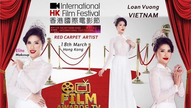 Hoa hậu Loan Vương tham gia LHP Quốc tế Hong Kong