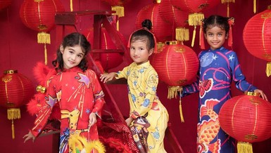 Các bé ‘Oẳn tù tì’ qua áo dài mùa Trung thu