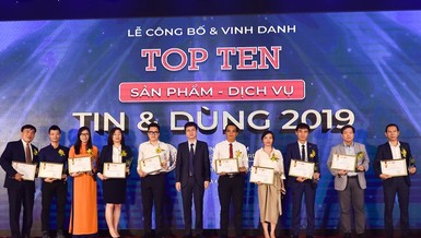 Vinh danh 100 sản phẩm, dịch vụ được khách hàng 'tin và dùng'