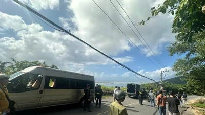 Dùng hung khí tấn công vợ rồi trốn trong hang đá trên bán đảo Sơn Trà