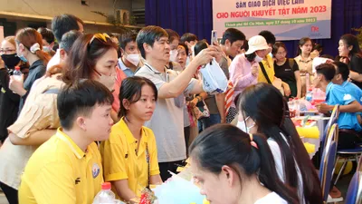 30 doanh nghiệp tìm ứng viên tại sàn giao dịch việc làm cho người khuyết tật 