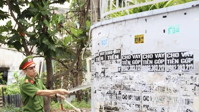 Xóa quảng cáo tín dụng đen từng con hẻm, từng tuyến đường ở TP.HCM