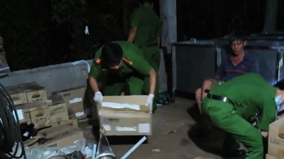 Cận cảnh xưởng sản xuất ma túy lớn nhất Việt Nam