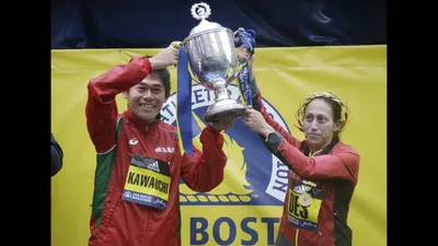 Vô địch Marathon Boston, VĐV người Nhật gây sốc