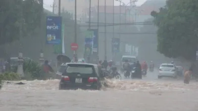 Quảng Bình: Lượng mưa ở Đồng Hới lên đến 770 mm