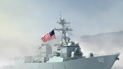 Toàn cảnh chiến hạm Mỹ áp sát đá Subi ở Trường Sa