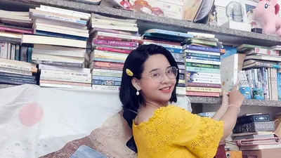 Đào Thanh Việt Phương bên không gian sống hiện nay của mình.