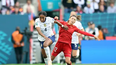 Hải Yến trước trận đấu chấn thương phải khâu tám mũi vẫn ra sân thi đấu trận Việt Nam - Mỹ.