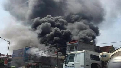 Xưởng socola Hoài Đức bị cháy có dấu hiệu hoạt động chui