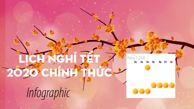 Lịch nghỉ tết 2020 chính thức