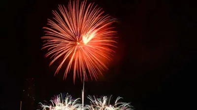 Màn trình diễn pháo hoa đầy xúc cảm của đội Nhật Bản