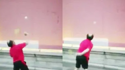 Clip: 'Cao thủ' đánh cầu lông... một mình