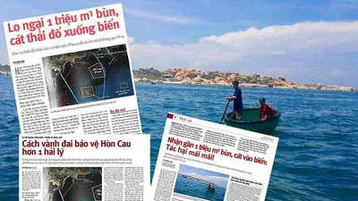 Đổ gần 1 triệu m3 bùn, cát: Nhìn từ nhiều phía