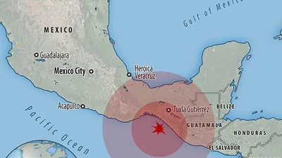 Động đất kinh hoàng vì Mexico kẹt giữa 5 mảng kiến tạo