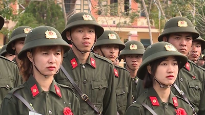 Video: Khai giảng khóa huấn luyện nghĩa vụ tham gia CAND