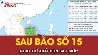 Sau bão số 15 có khả năng xuất hiện cơn bão mới?