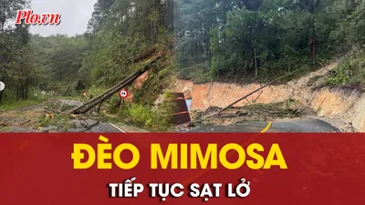 Lâm Đồng: Đèo Mimosa tiếp tục sạt lở, tạm ngưng lưu thông