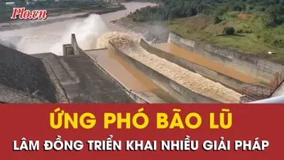 Thủy điện tại Lâm Đồng đồng loạt hạ mực nước hồ, sẵn sàng ứng phó bão lũ