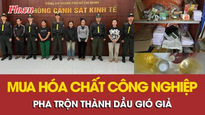 ‘Hô biến’ hóa chất công nghiệp thành dầu gió giả