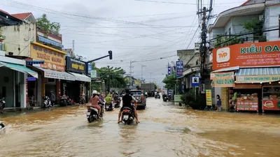 Thuỷ điện xả lũ, nhiều nơi ở Quảng Nam ngập sâu