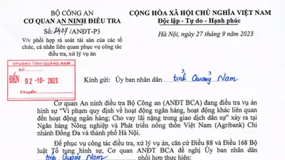 Bộ Công an đề nghị Quảng Nam rà soát, cung cấp thông tin tài sản của 11 tổ chức, cá nhân 