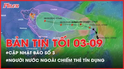 Bản tin tối 3-9: Cập nhật tình hình bão số 3 đang rất mạnh; Bí mật đáng sợ trong phòng trọ của hai vợ chồng trẻ