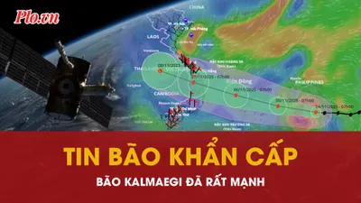 Cơ quan khí tượng phát tin khẩn cấp dù bão Kalmaegi chưa vào Biển Đông