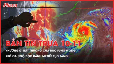 Bão Fung-Wong vào Biển Đông, dự báo có hướng đi bất thường; Số ca ngộ độc bánh mì tại TP.HCM đã tăng lên hàng trăm người
