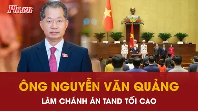 Lễ tuyên thệ và phát biểu nhậm chức của Chánh án TAND Tối cao Nguyễn Văn Quảng
