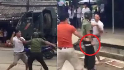 Chỉ đạo xác minh, làm rõ clip công an dùng dao đánh nhau với tài xế