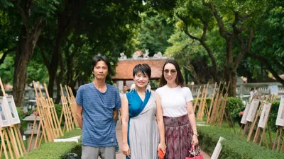 Giám đốc Nhà hát Nhạc vũ kịch Việt Nam triển lãm tranh