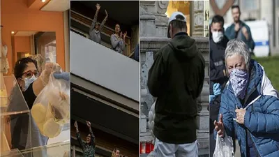 Người dân các nước Ý, Tân Ban Nha, Đức, Áo sẽ sớm nhận tin tốt về tình hình đại dịch COVID-19. Ảnh: AP