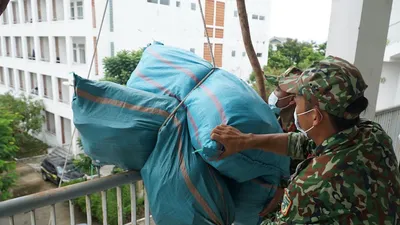 Đà Nẵng: Kí túc xá biến thành bệnh viện dã chiến 2.000 giường chỉ trong 4 ngày