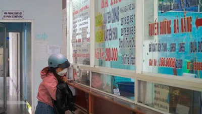 Bến xe, nhà ga ở TP Đà Nẵng vắng khách những ngày cuối năm