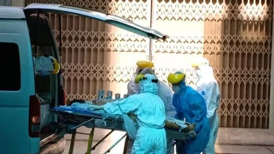 Bệnh nhân nghi nhiễm COVID-19 tại Đà Nẵng đang phải thở máy