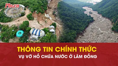 vỡ hồ chứa nước, núi Tân Lai, Lâm Đồng, chết người